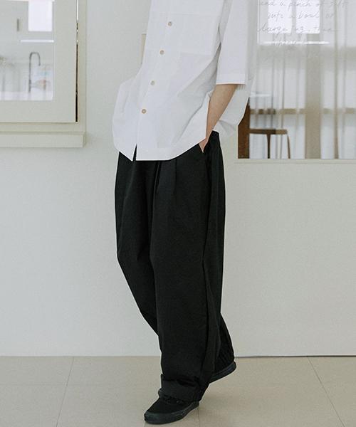Mallen Unisex Side Balloon Pants (Black)