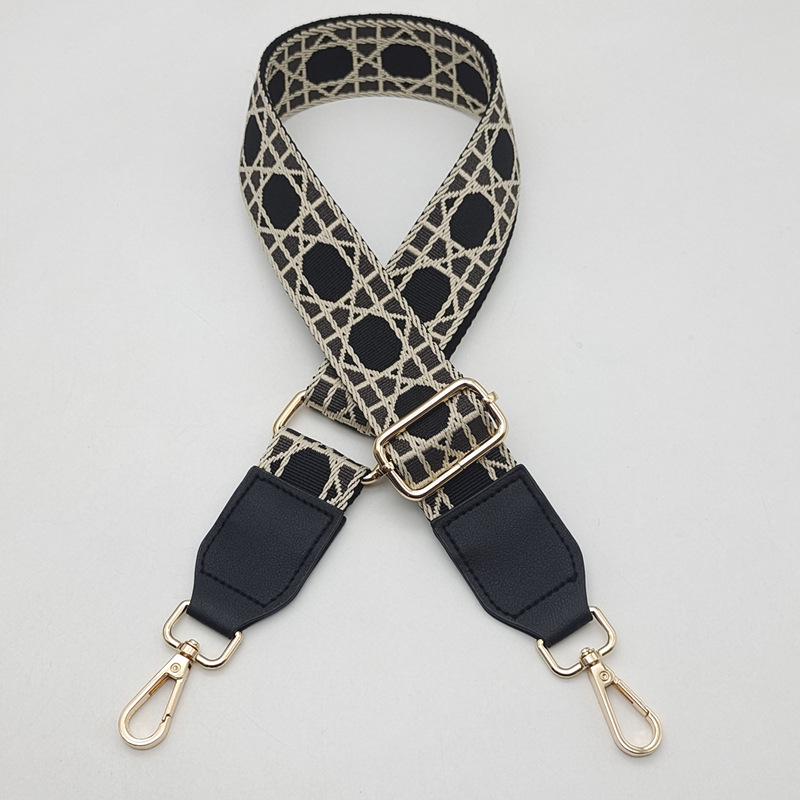 Adjustable Crossbody Strap: Colorful Leaf Design with Load-Reducing Pendant