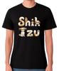 Shih Tzu Dog Typography Unisex T-Shirt Cute Puppy Lover Graphic Tee