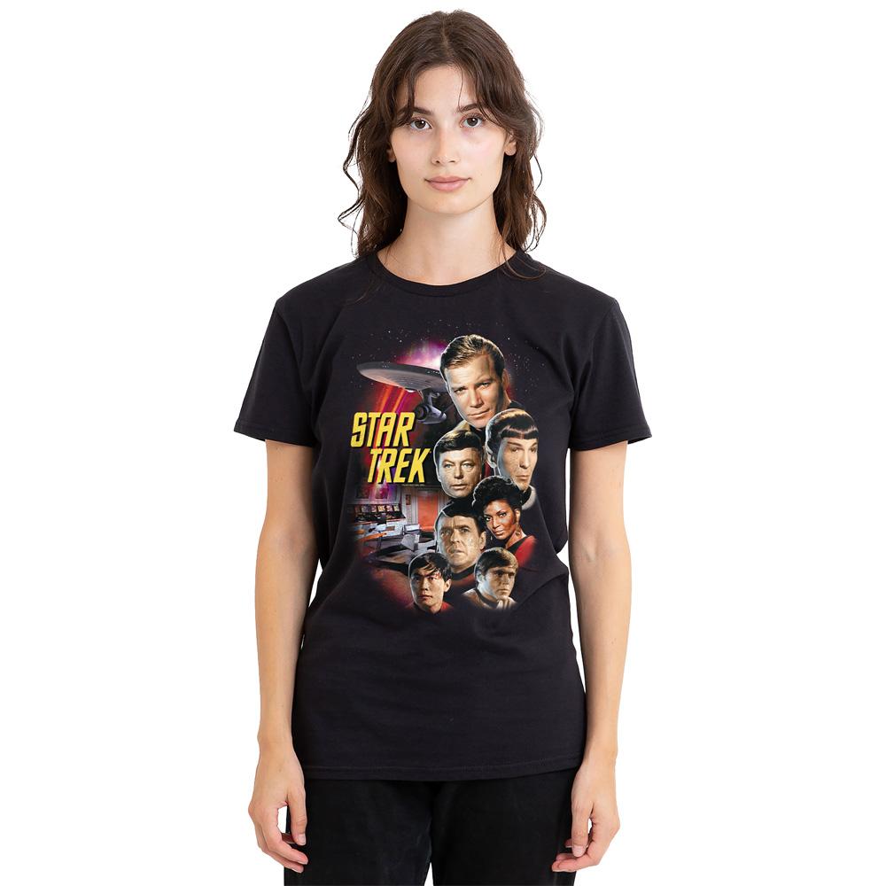Star Trek Unisex Adult The Classic Crew T-Shirt