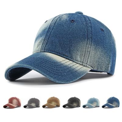 Denim Baseball Cap Women's Outdoor Sunscreen Hat Men Gradient Cap