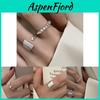 Korean Daejeon Inspired S925 Silver Unique Design Shiny Minimalist Open Ring