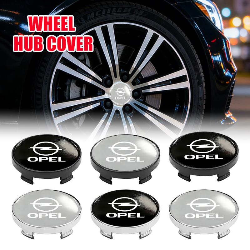 Car Logo Wheel Center Hub Cap Badge Emblem Sticker Accessories For Opel Corsa Mokka Astra Cascada Adam Insignia Meriva Vectra