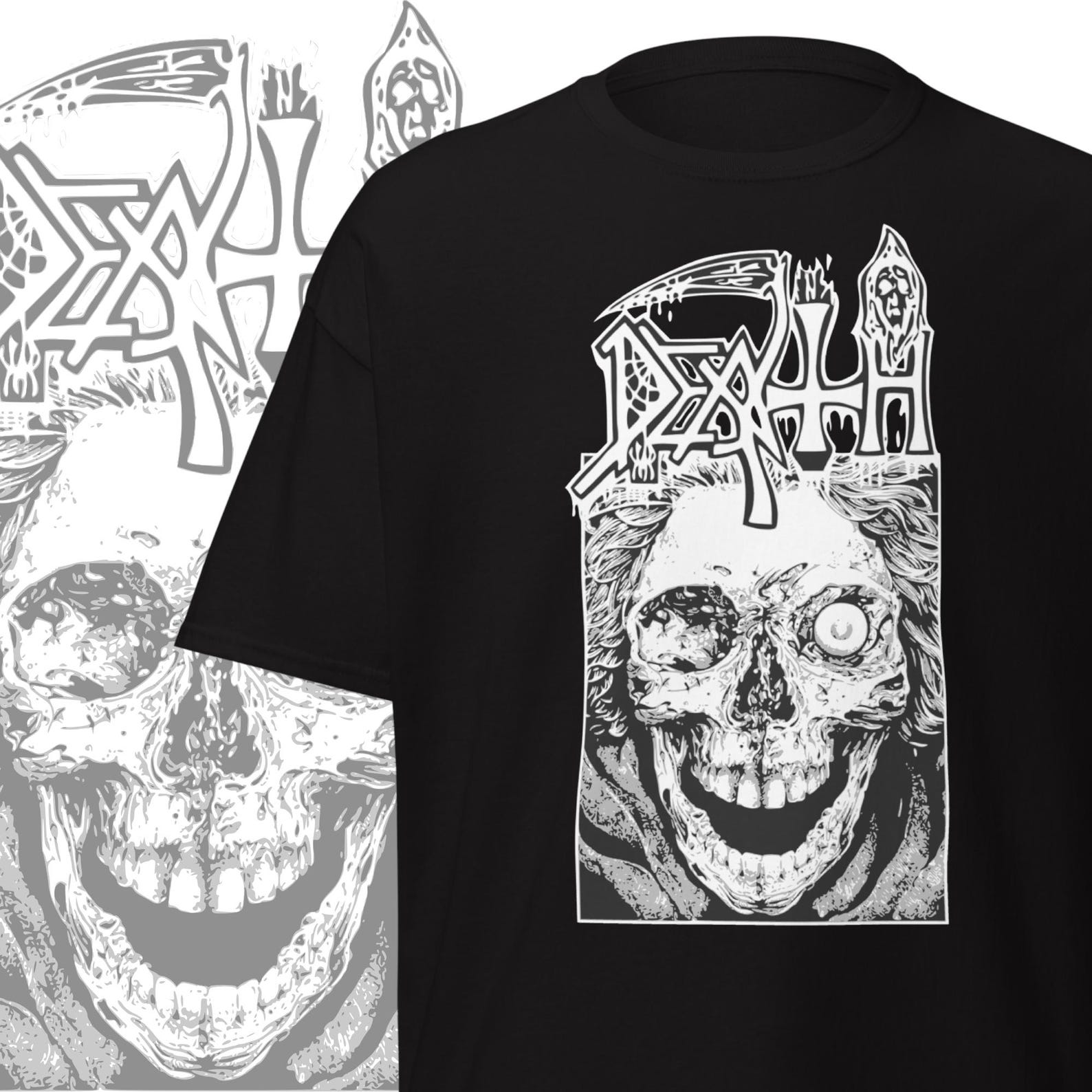 Death Band T-Shirt – Old School Death Metal T-Shirts – Heavy Metal Clothing – Classic Metal Band Merch for Metalheads 3XL