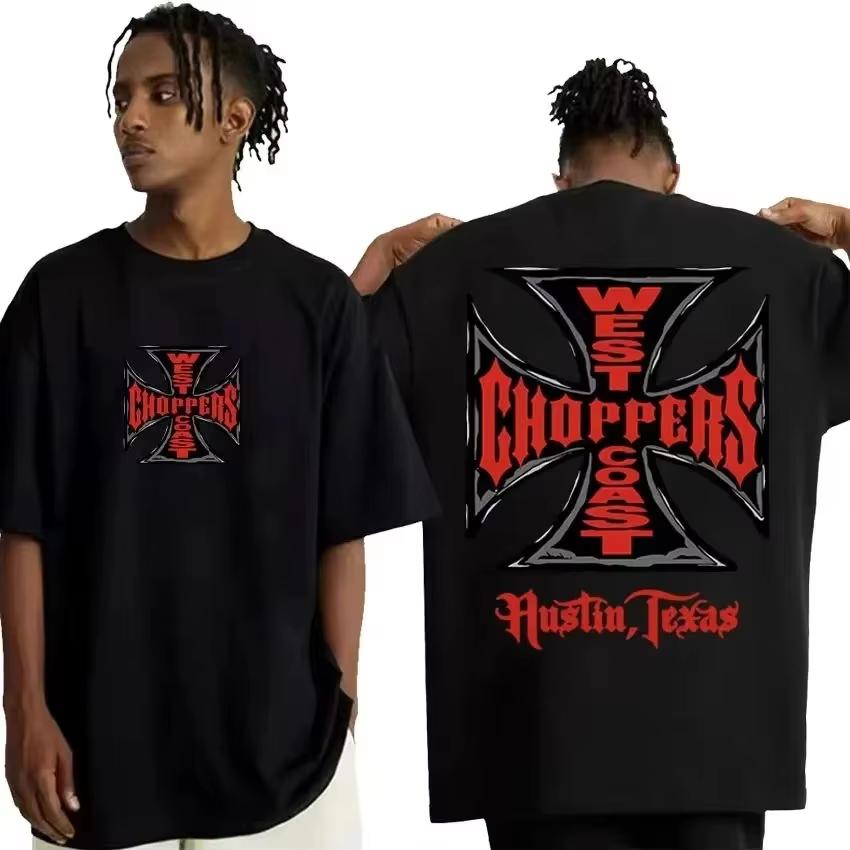Nuova 2026 Classics West Coast Choppers Maglietta Grafica Vintage Cotone Girocollo Casual Vestibilità Regolare Unisex Maglietta Top Estivo