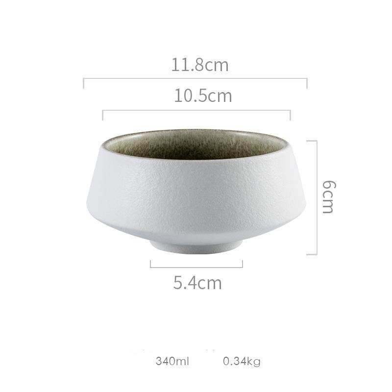 Kreatywna Miska Ceramiczna na Wysokiej Stopce Gruba Miska do Zupy Miska Deserowa Miski Sałatkowe Miski na Makaron Miseczki do Przekąsek Specjalna Zastawa Stołowa do Domu