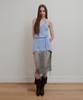 Aobteu Layered Halter Neck Knit - Sky