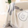 Chenille Sofa Cover Cloth Four Seasons Universal Non-Slip Sofa Cushion Anti-Scratching Cover Blanket Full Covered Cartoon Sofa Towel