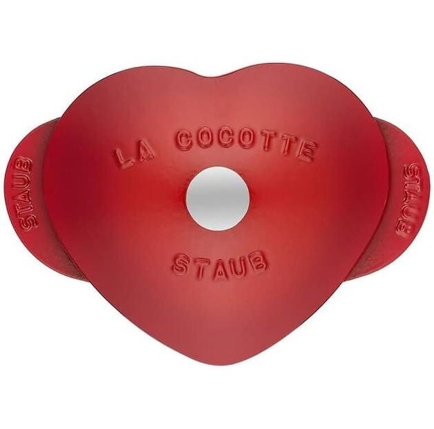 Cocotte Zwilling Staub Heart 20 Cm Red 1.75 L (40509-798-0)