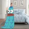 Cute Cartoon H-Hangyodon Blanket For Soft Throw Blanket for Picnic Bed Sofa Home Bedroom Cozy Warm Comfortable