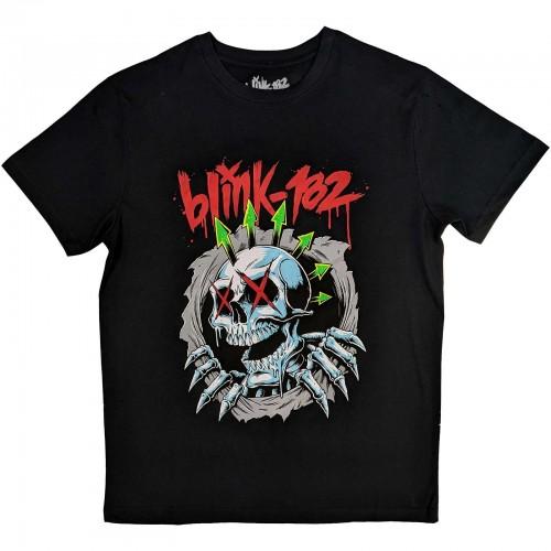Blink 182 Unisex Adult Six Arrow Skull T-Shirt L noir