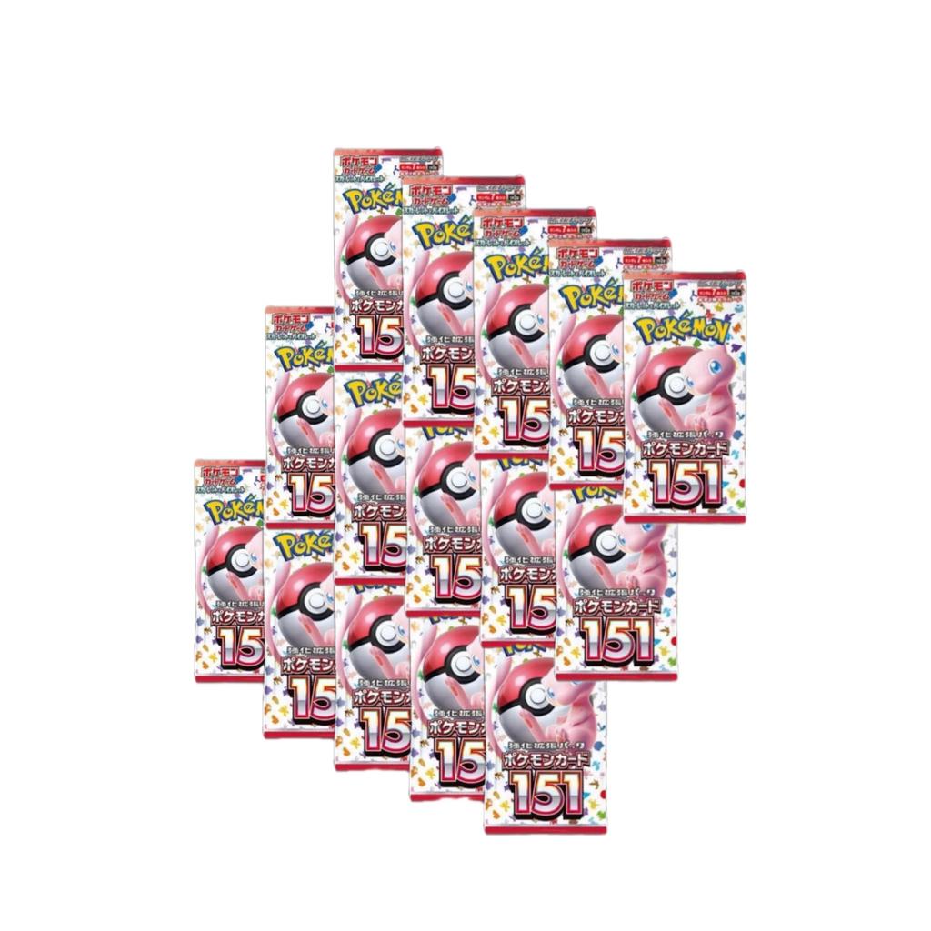 Card Game Japanese 151 SV2a Booster Pack Cards per Pokémon 15-Pack (7 Pack)