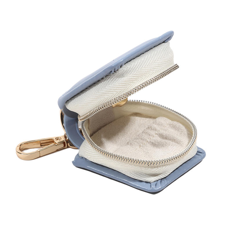 Portable Mini PU Jewelry Box Minimalist Gifts Jewelry Storage Case Keychain Travel Bag Pendant Bag Accessories