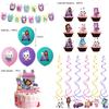 Gabbys Dollhouse Kids Birthday Party Supplies Decor Balloons Flag Topper Cake