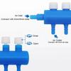 NewPlastic 2 3 4 6 8 Way Aquarium Air Splitter Valve Fish Tank Air Pump Flow Splitter Distributor Pump Valve Tap Control Switch