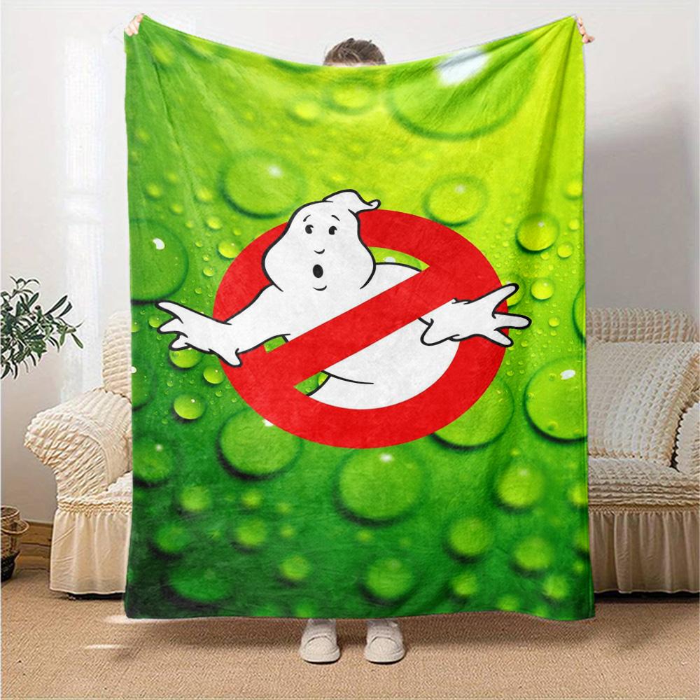 Ghostbusters Blanket Warmthful Decor Perfect for Office Chair Bed Seaside for All Occasions Stylish Decor Gift for Travel Home Birthdays