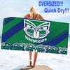 New Zealand Warriors Print Beach Towel, Large Soft Quick Dry Towel for Beach Camping Swimming