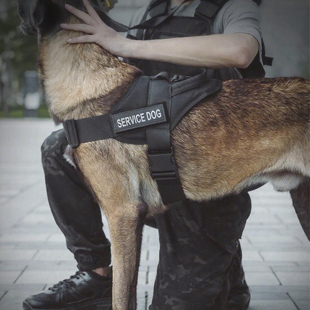 Taktische Hundeweste Training Militär Patrouille Diensthunde Geschirr Verstellbares Nylon Hundegeschirr mit Griff Hund Sommerkleidung