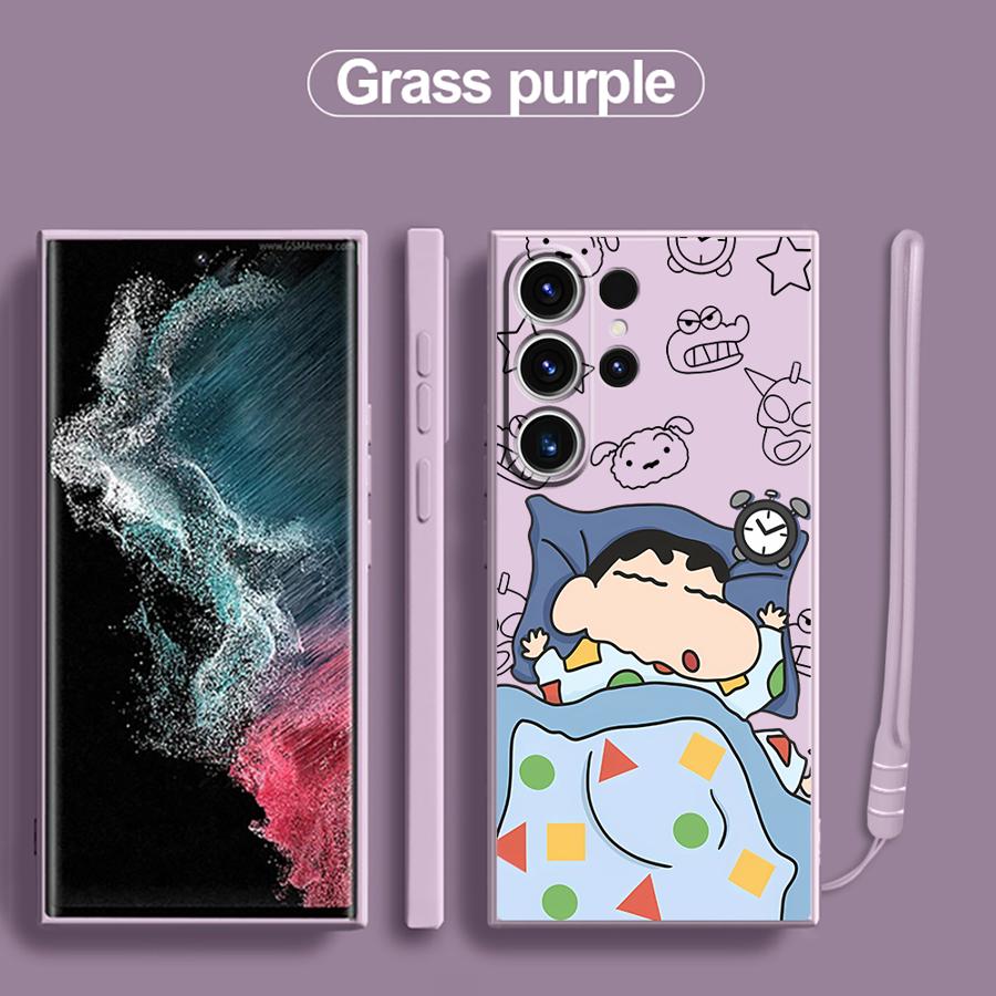 Crayon Shin-chan Phone Cover Case for Samsung Galaxy S25 S23 Note 20 10 Ultra S22 S20 FE S21 Plus S25Edge S24 Ultra