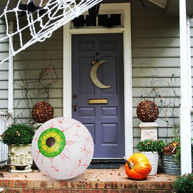 Halloween Augapfelform Dunkler Stil Dekorative Ballons Horror Halloween Ballons Langlebig Kürbisform Partydekorationen 55cm