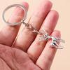 Cute Keychains Alloy Animal Deer Charms Keyrings Souvenir Gift for Women Men Car Key Handbag Pendants Key Chains DIY Accessories