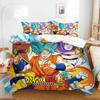 Son Goku Duvet Cover Set Boys' Dragon Ball Anime Cartoon Print Quilt Cover Bedding Suits For Adult Kids Friend G