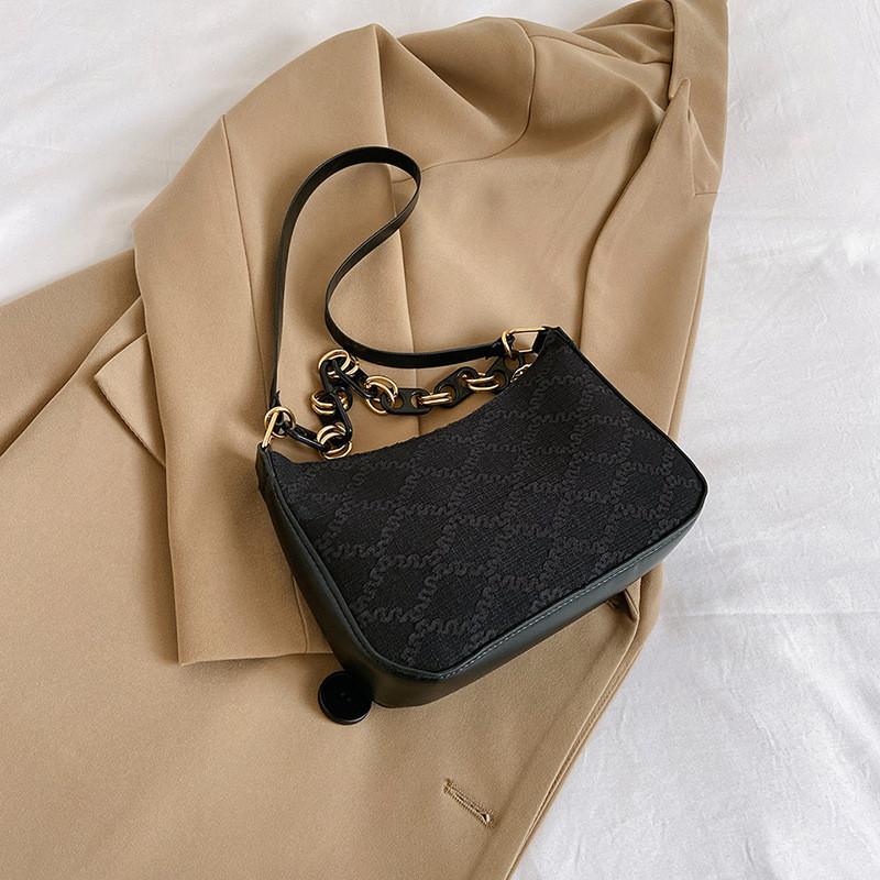 2023 New Summer Fashion Handbag Women Shoulder Bag Street Style Pu Material