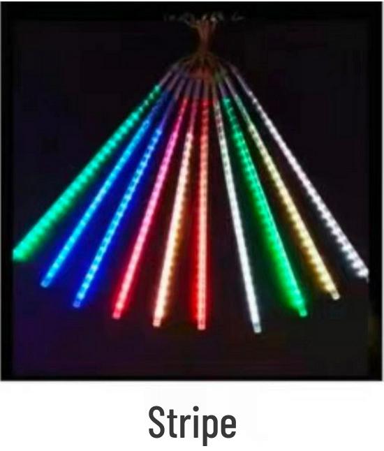 Hanging Tree Solar LED Meteor Shower Fairy Lights for Outdoor Atmosphere Decor