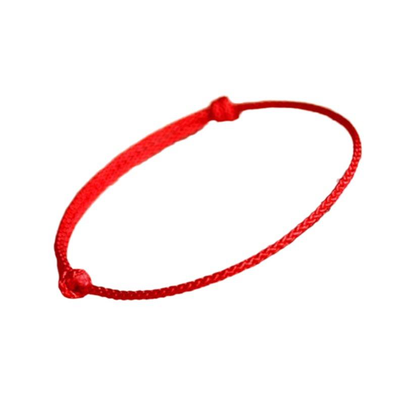 Braided Red String Amulet Bracelet/Anklet: Unisex Gift for Students & Couples