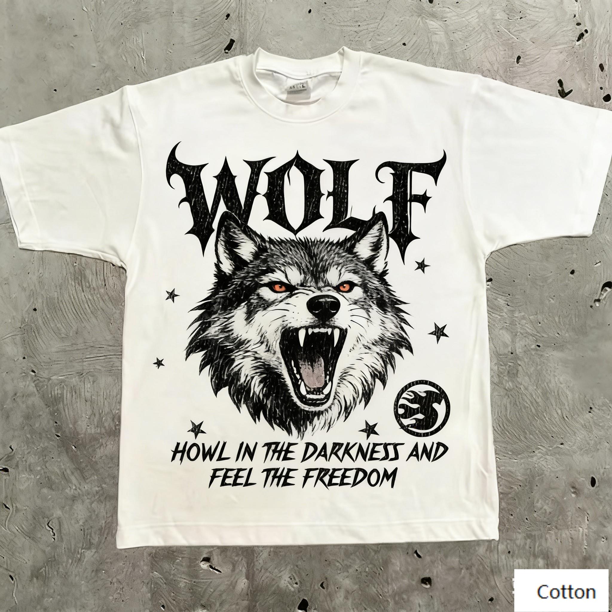 

Oversized White Cotton TShirt with Bold Ash Bonfire Graphic Unisex Streetwear Tee for Unisex and Women S