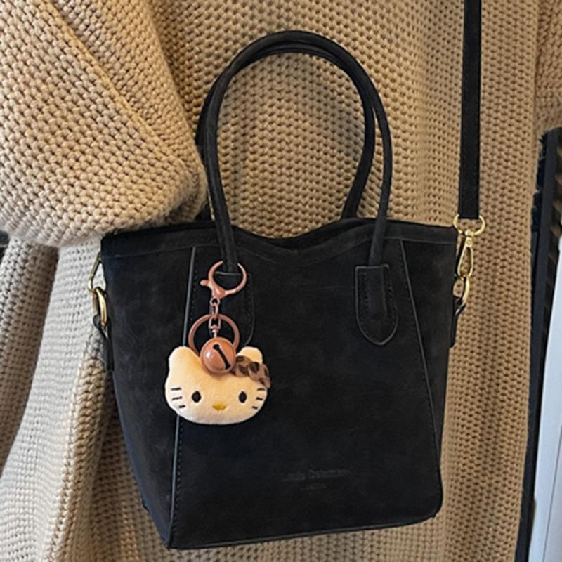 Handbag Bag Women's Winter Fashion Retro Shoulder Bag Commuter Messenger Bag Simple Bucket Bag