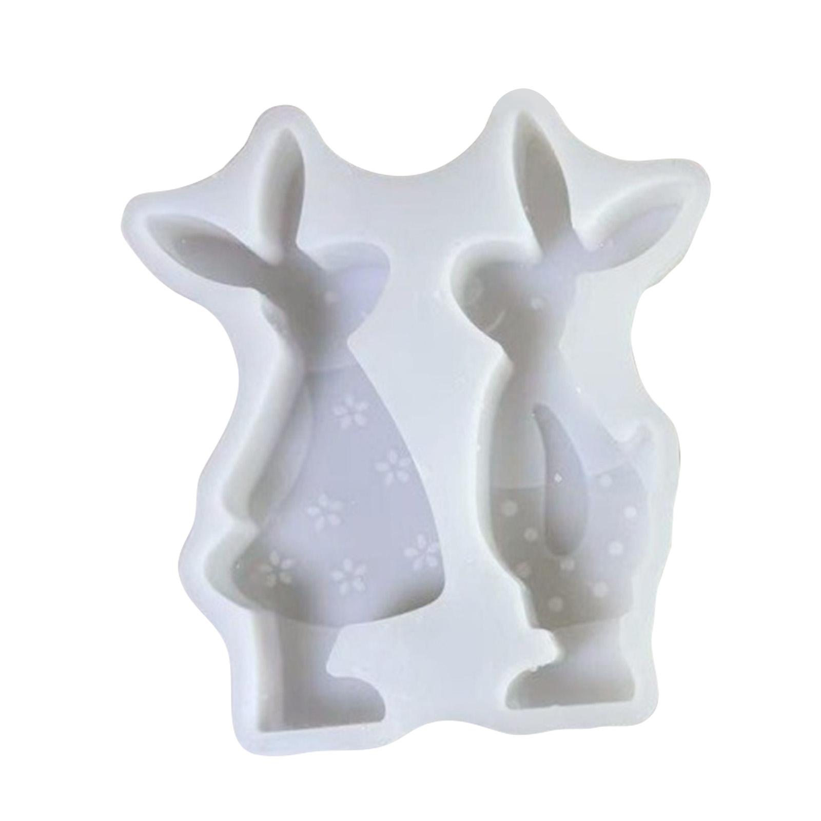 Silicone Mold Easter Bunny Casting Mold,  Bunny Silicone Mold Easter Mold Silicone Easter Mold