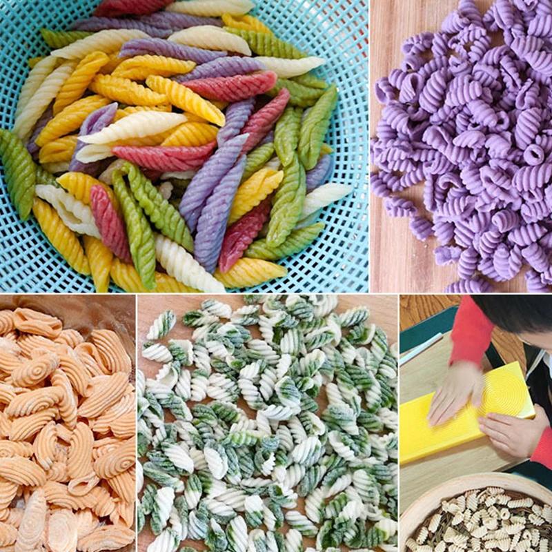Multifunctional Pasta Tools DIY Spaghetti Macaroni Maker Pasta Noodle Machine Macaroni Making Planchette Mold for Kitchen Gadget