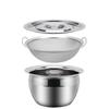 High-Temperature Resistant Stainless Steel Oil Basin with Lid - Kitchen & Commercial Use