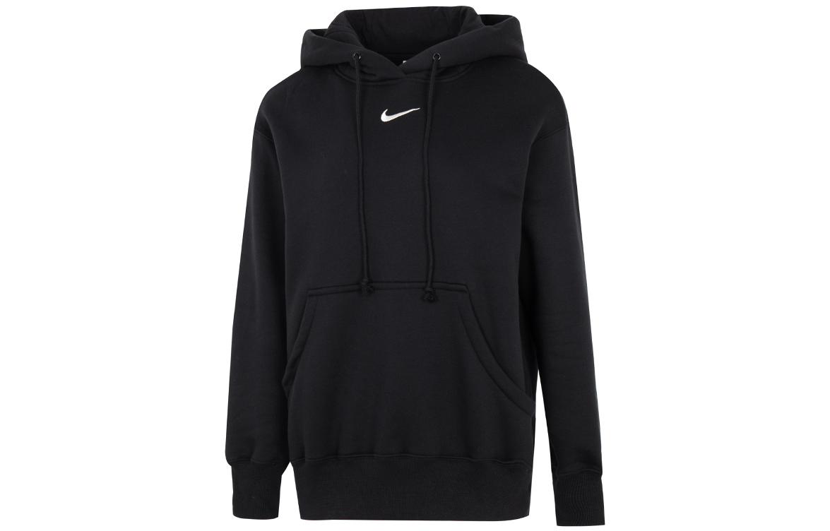 Nike embroidered-logo cotton hoodie DQ5861-010