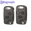 Jingyuqin Telecomando Pieghevole a Scatto Guscio Chiave Auto per Toyota Yaris Carina Corolla Avensis Copertura Toy43 Toy47 Toy48 Con Pulsanti
