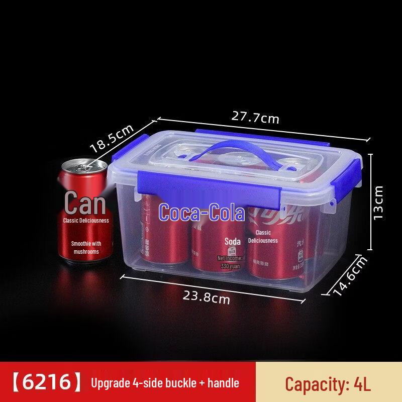 DMPP Transparent Portable Fresh-Keeping Storage Box