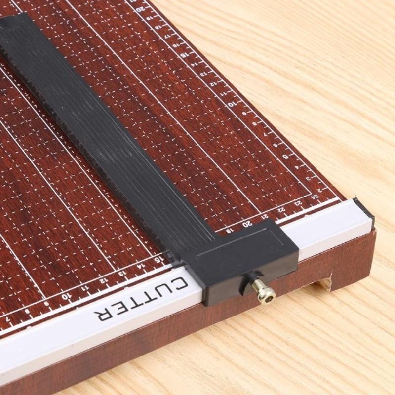 A3 / B4 (Big) Paper Cutter Trimmer Guillotine Ruler Precision Photo Trimmers Cutter Industrial Grade Wooden Paper Cutter