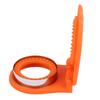 Sandwich Cutter Mold Manual Cake Bread Cutter Sealer Tool Round for Kitchen Cooking Orange