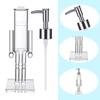 Refillable Christmas Hand Soap Bottle Acrylic Soap Dispenser Bathroom Lotion Dispenser for Home Kitchen Accessories Decor Gifts