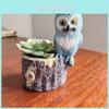 Modern Minimalistisk Uggla Planteringskruka Dekorativ Resin Hem Och Trädgård Hantverk Presentidé