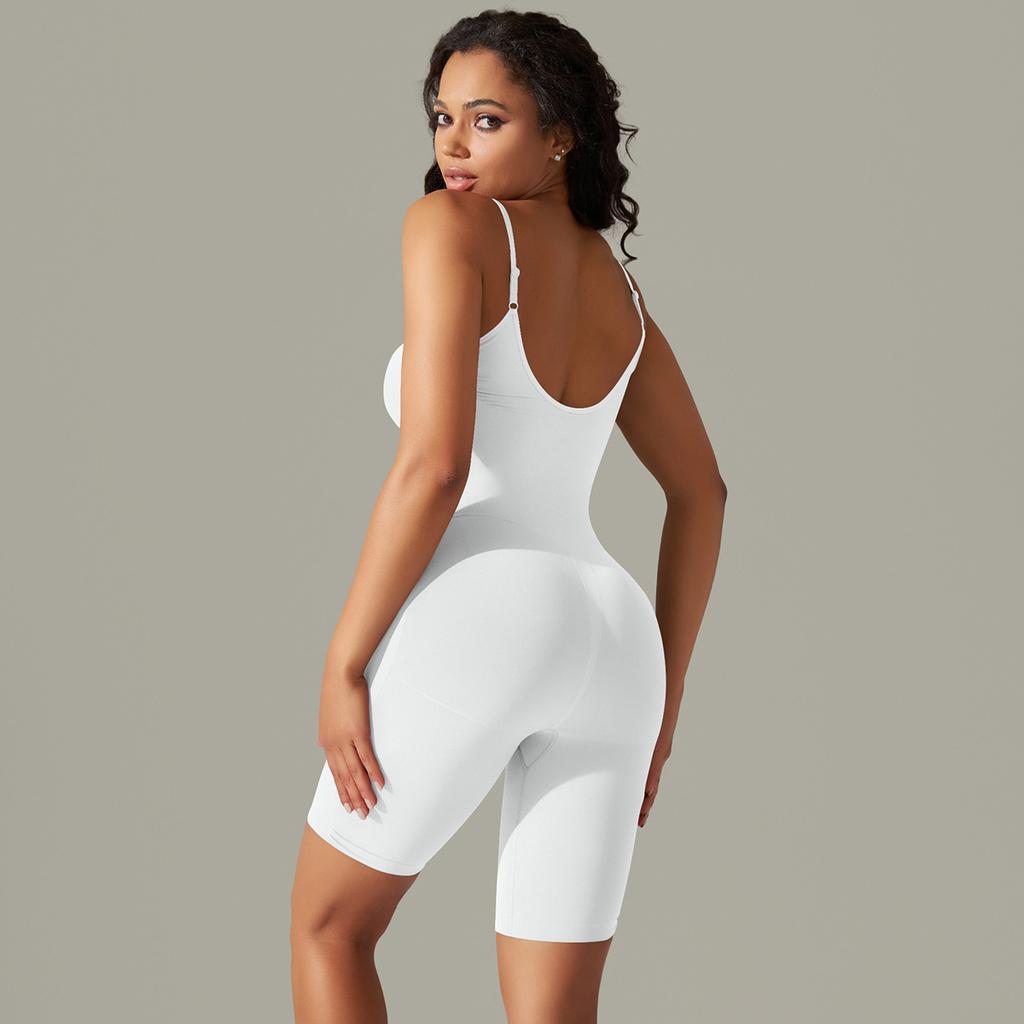 Seamless And Sexy Peach Hip One-piece Suspender Yoga Jumpsuit, Shapewear, Fitness Exercise Back Yoga Suit