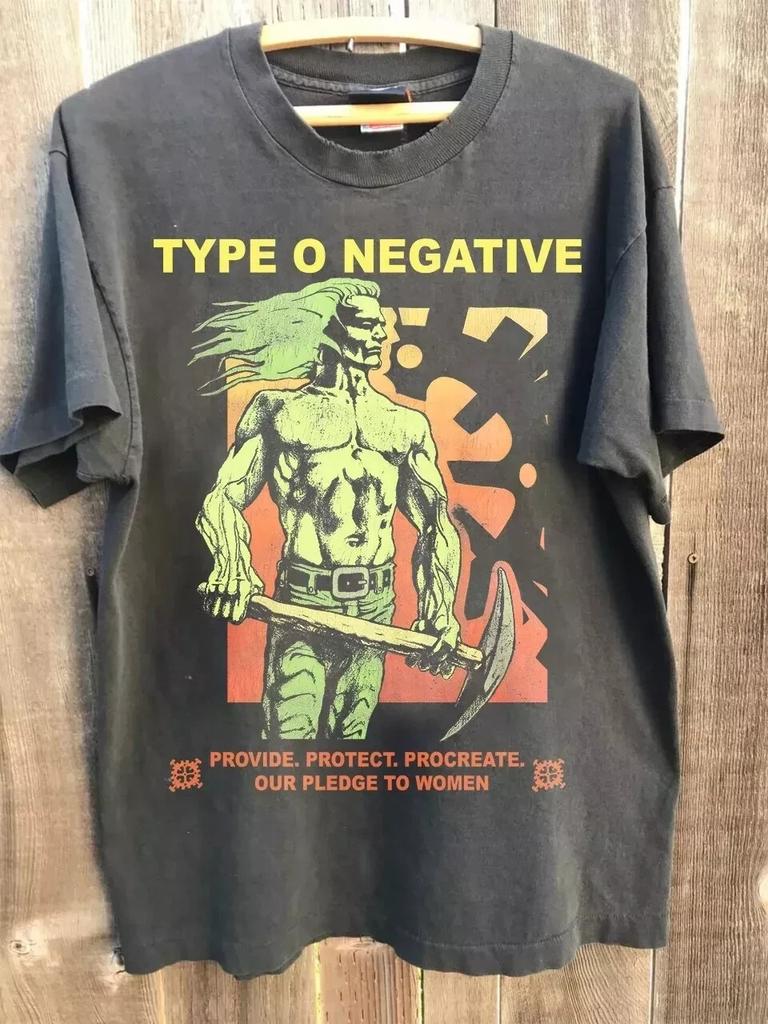 Maglietta Type O Negative Band Provide Protect Procreate 1995 Taglia Intera S-4XL