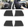 4pcs Interior Door Bowl Trim Cover Carbon Fiber Decoration Fit for RAV4 2015 2019