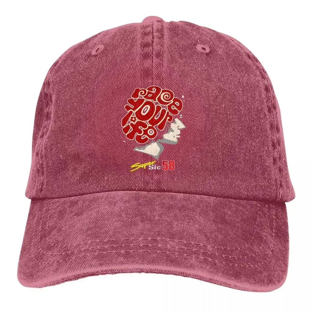 Marco simoncelli Multicolor Hat Peaked Womens Cap Marco Simoncelli 42 Personalized Visor Protection Hats
