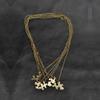 5 Pcs/set Vintage Interlocking Jigsaw Puzzle BFF Necklaces Best Friends Forever Pendant & Necklace Retro Link Chain Jewelry