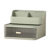 Drawer Style Stationery Cosmetic Organizer Plastic Storage Box For Office Dorm Desk
