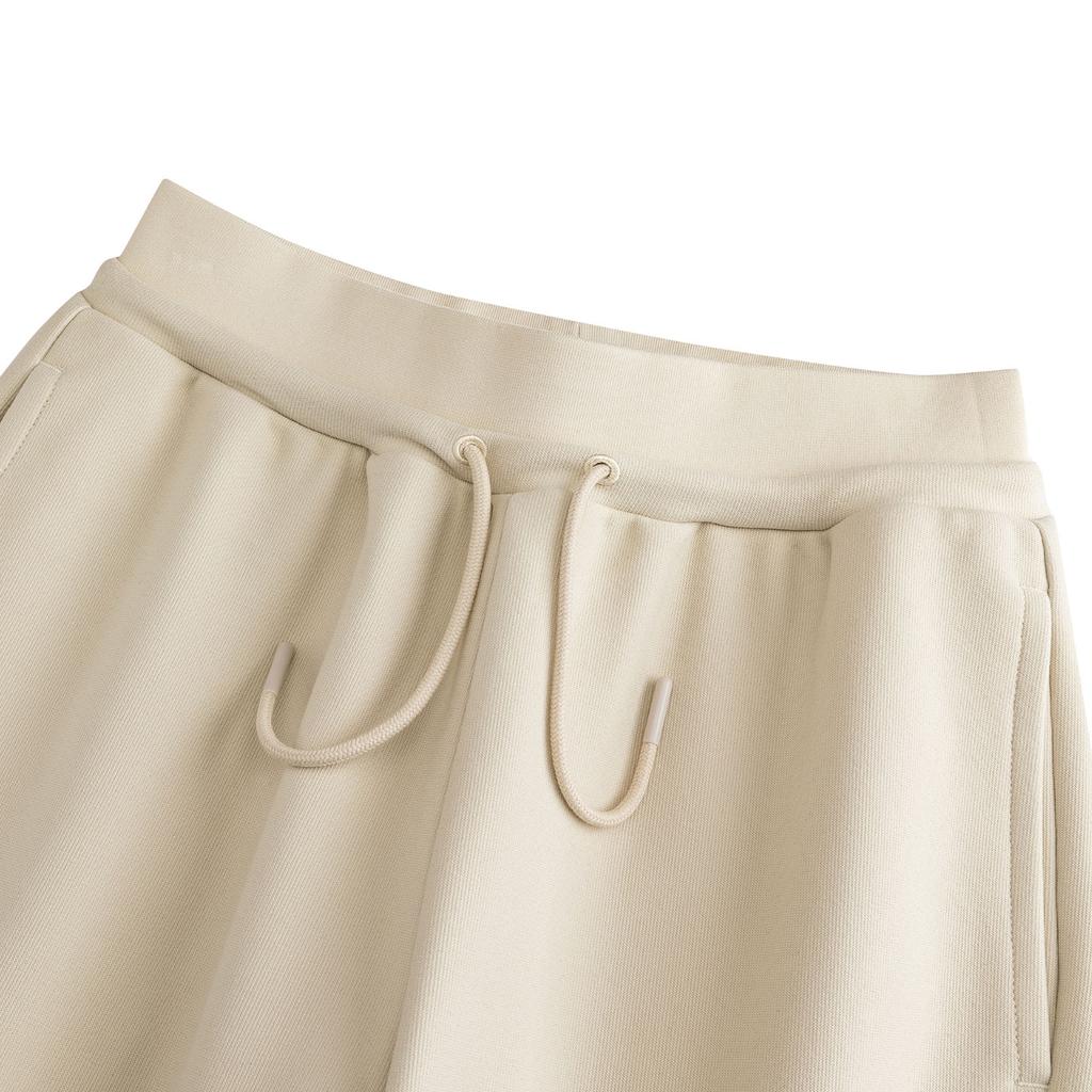 Anta Life Series Womens Long Sweatpants 2025 Winter Knitted Sports Pants Women bottoms Cloud-Gray 962548304-3