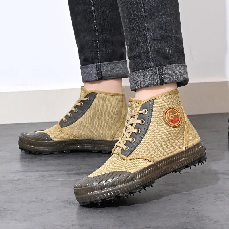 

Сапоги для активного отдыха Shell Head Wrapped Outdoor, рабочие ботинки с защитой от столкновений, туфли с большим носком, мотоциклетные ботинки, повседневная модная обувь 37