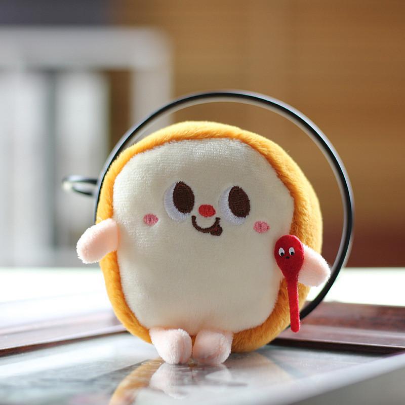 Entzückender Plüsch-Hamburger Hot Dog Hähnchenschenkel Pommes Frites Schlüsselanhänger für Rucksäcke Kreatives Geschenk